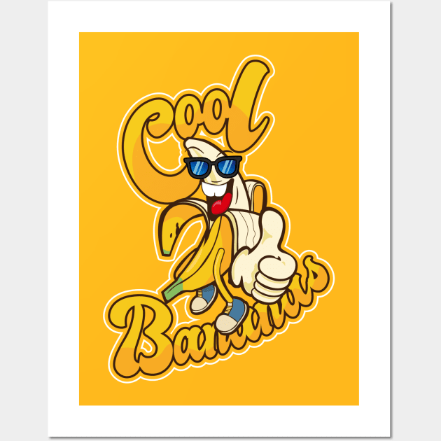 Cool Bananas Wall Art by BOEC Gear